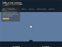 Tablet Screenshot of navigations.it